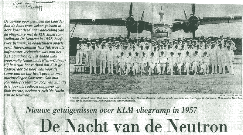 Artikel Gooi en Eemlander 20-2-1999 over de Ramp met de Neutron