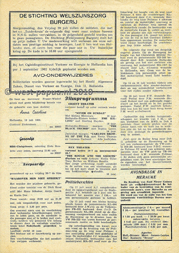 Nieuw Guinea Koerier 1962-07-19 pagina 4