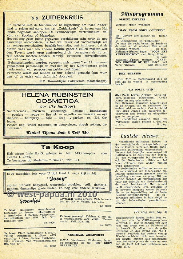 Nieuw Guinea Koerier 1962-07-25 pagina 4