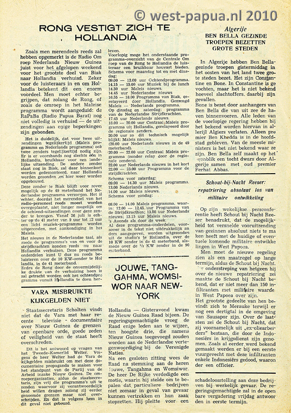 Nieuw Guinea Koerier 1962-07-26 pagina 2