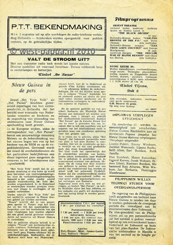 Nieuw Guinea Koerier 1962-07-26 pagina 4