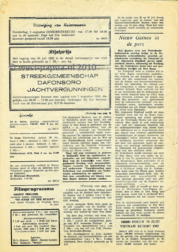 Nieuw Guinea Koerier 1962-08-01 pagina 4