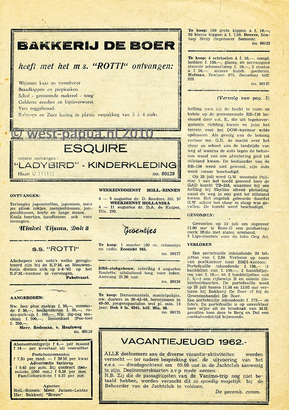 Nieuw Guinea Koerier 1962-08-02 pagina 4