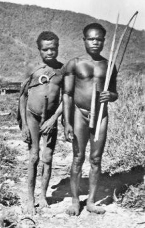 Papua mannen
