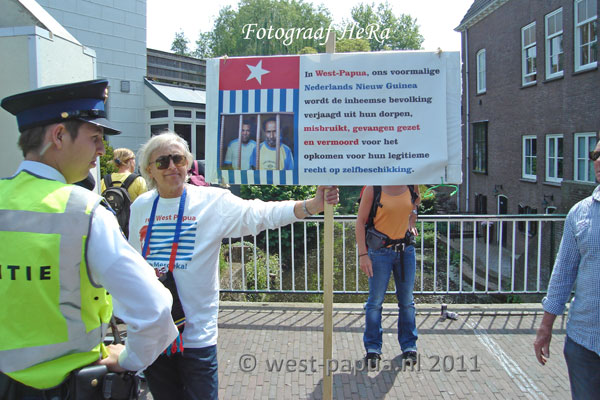 5 mei 2011 Dag van de Vrijheid Arrestatie in Wageningen